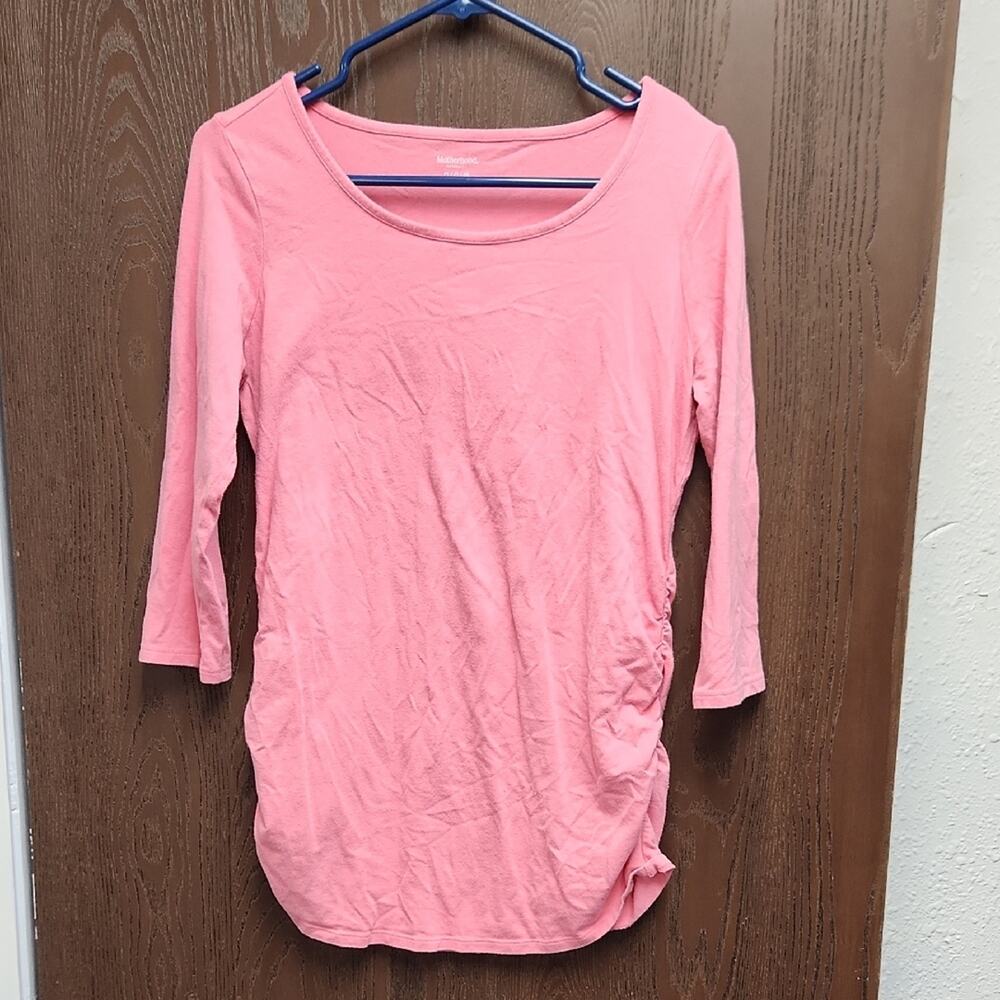 Motherhood Pink Long Sleeve Top